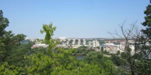 Utsikten mot Stockholms innerstad.