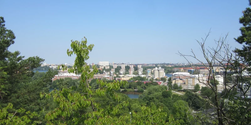 Utsikten mot Stockholms innerstad.