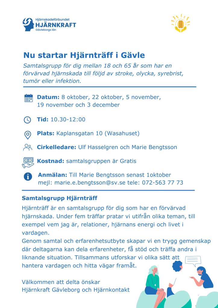 Nu startar Hjärnträff i Gävle