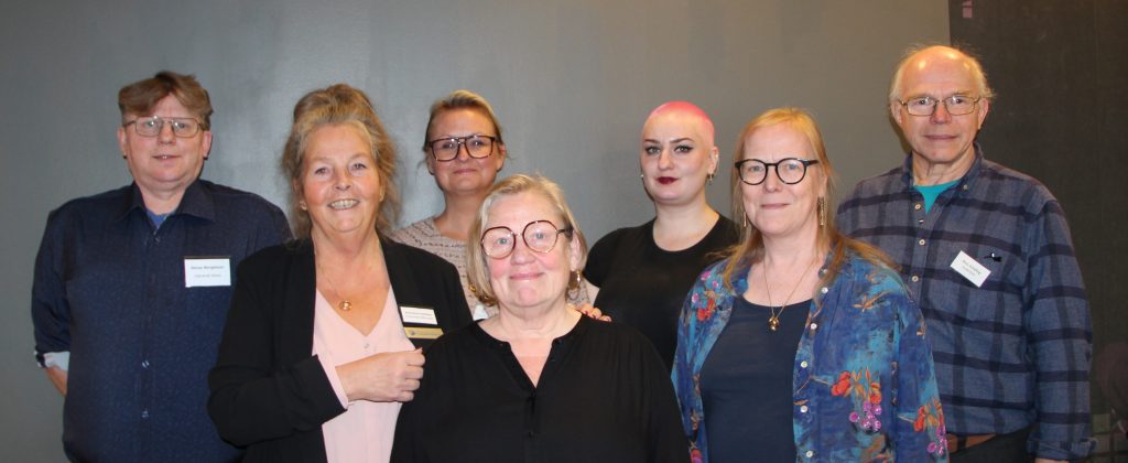 Delar av den nyvalda förbundsstämman.